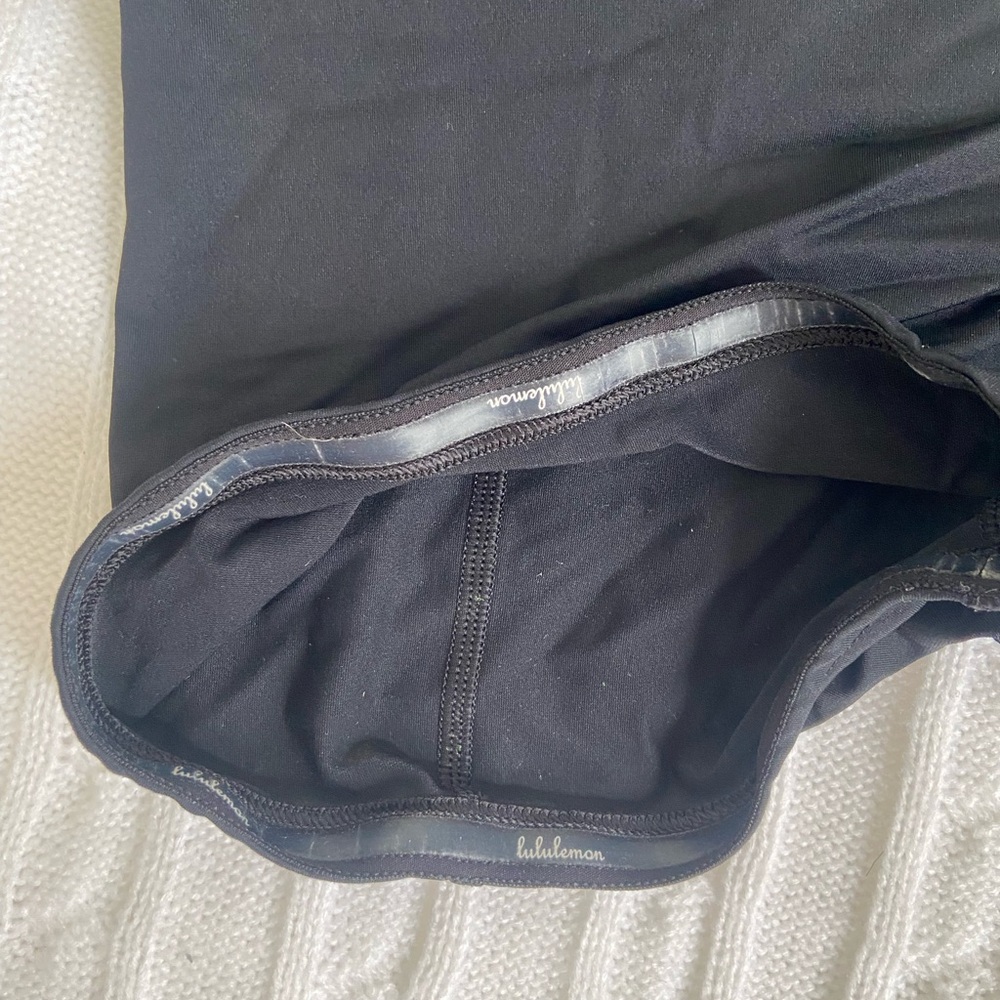 Black Ruffle Lululemon Skort - Picture 3 of 6